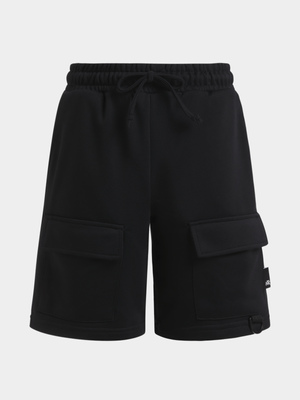 Jet Older Boys Black Cargo Shorts