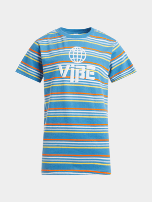 Jet Younger Boys Multicolour Stripe T-Shirt