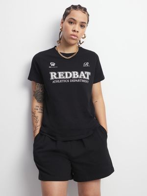 Redbat Athletics Women's Black T-Shirt