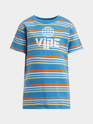 Jet Younger Boys Multicolour Stripe T-Shirt