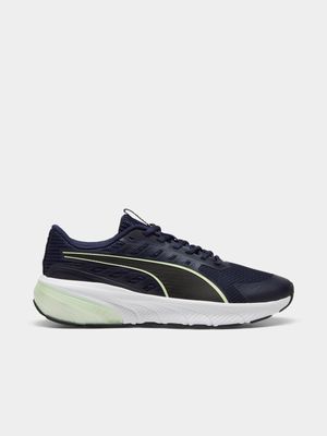 Mens Puma Cell Glare Navy/Green Running Shoes