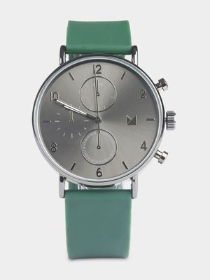 Men's Markham Classic Silicone Green Watch