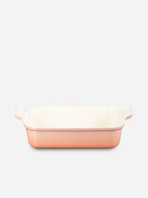 Le Creuset Rect Heritage Dish Peche 26cm