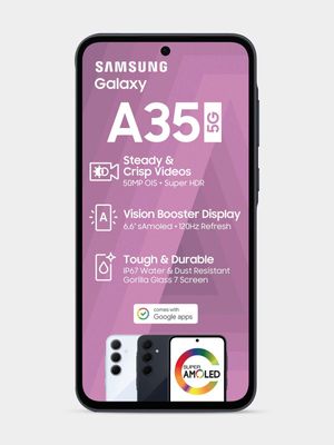 Samsung A35 128GB +50MIN SIM+15GB - Telkom