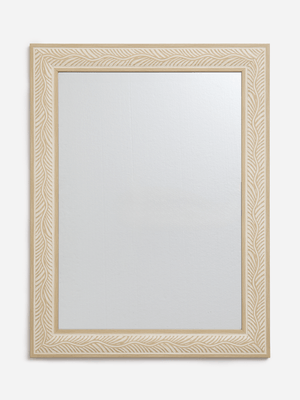 Jet Home Scroll Leaves Embossed Sqaure Mirror 50x70