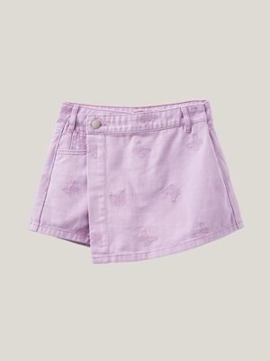 Cotton On Kids Girl Pink Audrey Skort