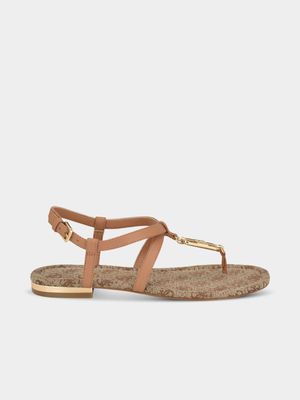 Women's Guess Caramel Meaa Sandals