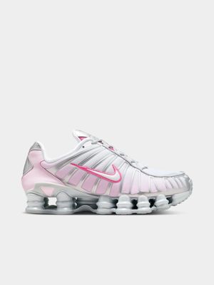 Nike Women's Shox White/Pink Sneaker