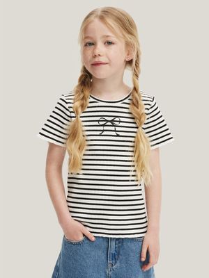 Cotton On Kids Girl Multi Raya Rib Baby T-shirt