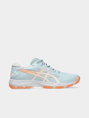 Women's Asics Netburner Academy 9 Grey/White Netball Shoes