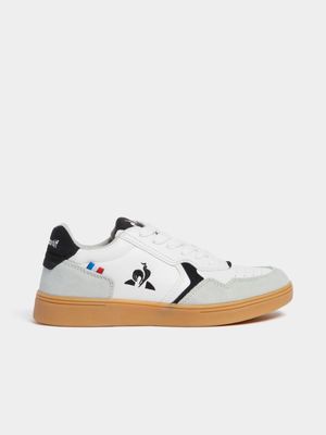 Women's Le Coq Sportif Lille Gum White/Black Sneakers