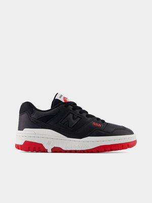 New Balance Junior 550 Black/Red Sneaker