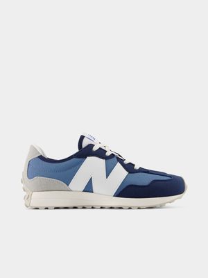 New Balance Junior 327 Blue/White Sneaker