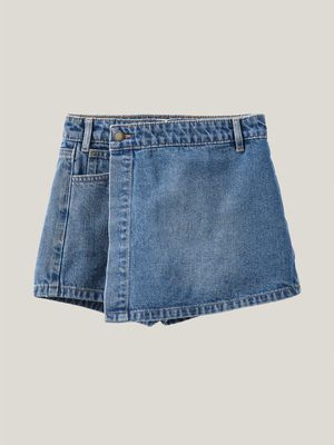 Cotton On Kids Girl Blue Audrey Skort