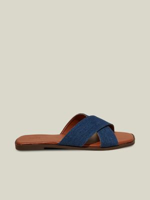 Women's Cotton On Blue Cloverly Crossover Slides