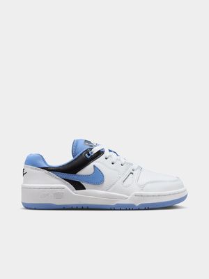 Nike Junior Full Force Low White/Blue Sneaker