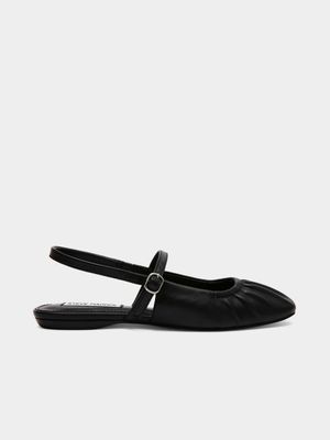 Women's Steve Madden Black Grand View Flats