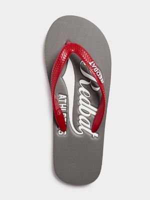 Redbat Junior Charcoal/Red Flip flop