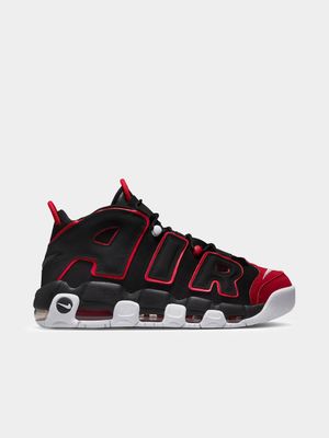 Nike Men's Air More Uptempo '96 Black/Red Sneaker