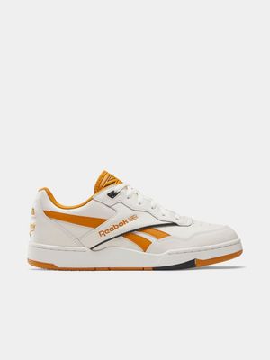 Reebok Men's BB 4000 II Cream/Yellow Sneaker