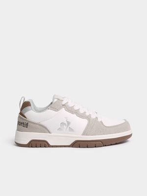 Women's Le Coq Sportif Cholet White/Sand/Brown Sneakers