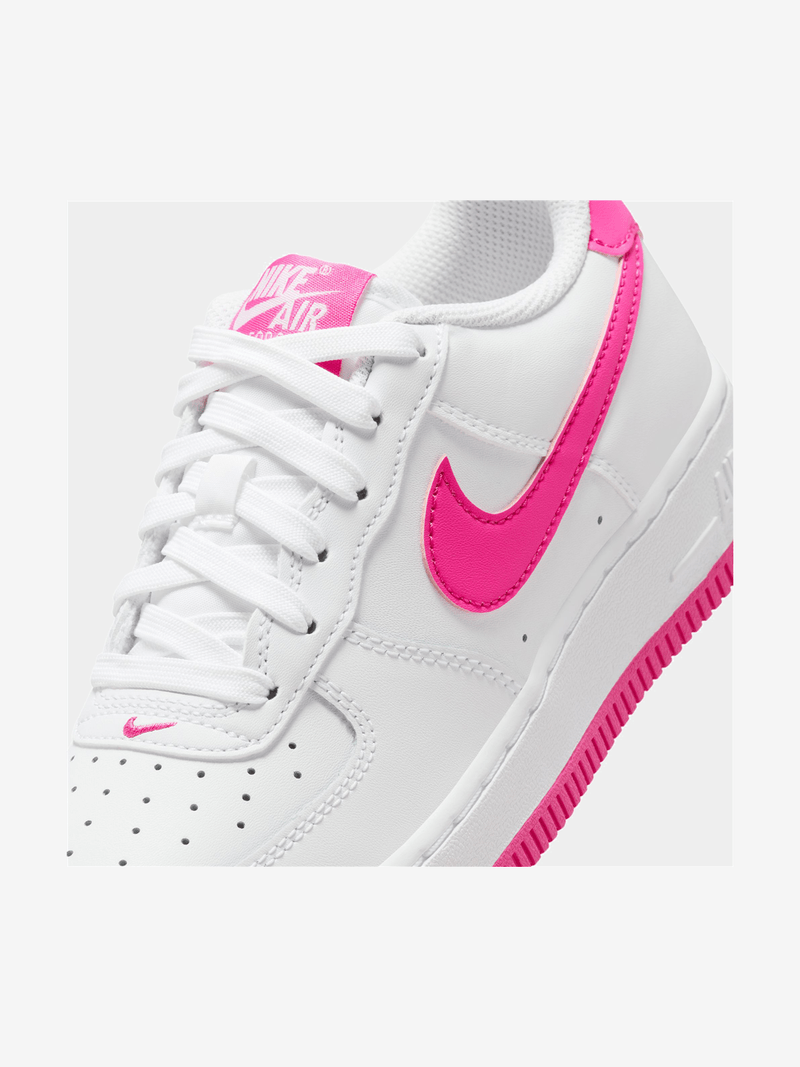 Nike Junior Air Force 1 BG White Pink Sneaker Bash