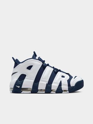 Nike Men's Uptempo White/Navy Sneaker