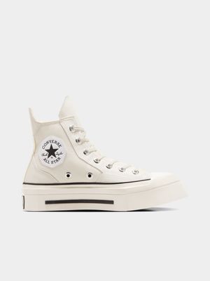 Converse Women's Chuck 70 De Luxe Squered High White Sneaker