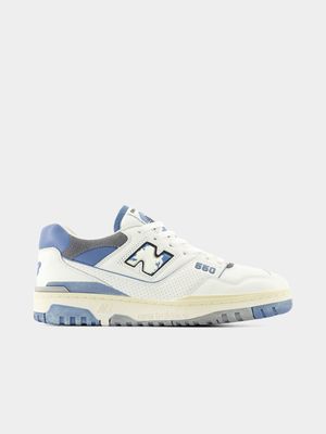 New Balance Men's BB550 v1 Sea-Salt/Blue Sneaker