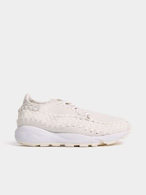 NIke Women's Air Foorscape Woven Cream/White Sneaker