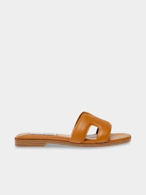 Women's  Steve Madden Tan Globes Sandals