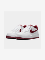 Nike Junior Air Force 1 White Red Sneaker Bash