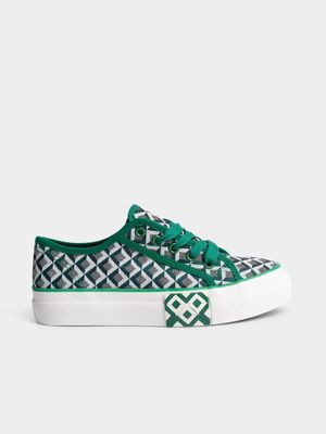 Women's TomTom Print Green Sneaker