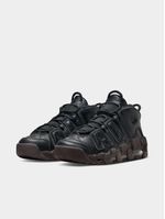 Nike uptempo womens black best sale