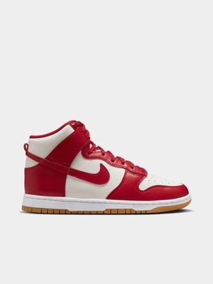 Nike Women's Dunk High Red/White Sneaker