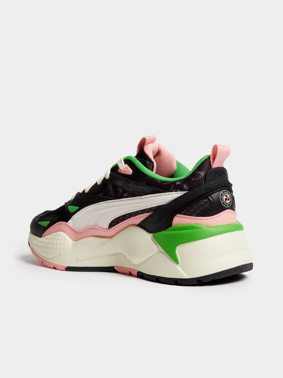 Puma Women s RS X Efekt Black Pink Sneaker Bash