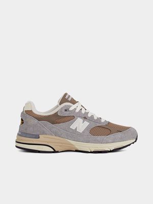 New Balance Women's 993 Made In USA Grey/Brown Sneaker