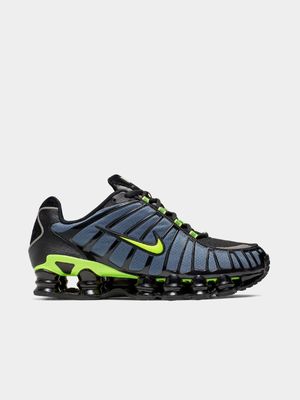 Nike Men's Shox TL Blue/Lime Sneaker