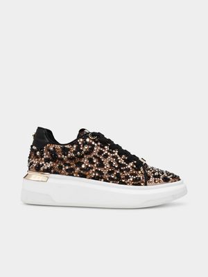 Women's Steve Madden Brown Glazed Athletic Sneakers