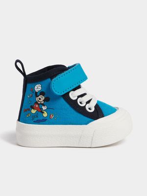 Jet Toddler Boys Multicolour Mickey Mouse Hi-top Sneaker