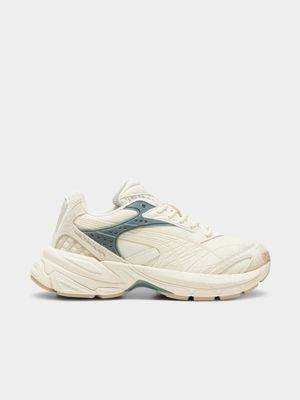 Puma Women's Velophasis Muted Beige/Green Sneaker