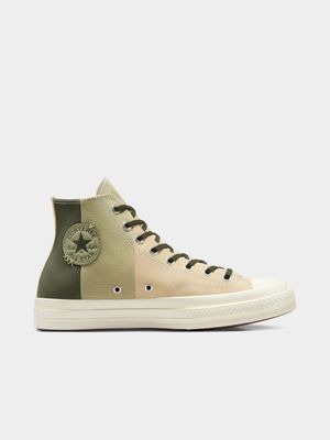 Converse Men's Chuck 70 Patchwork Beige/Brown Sneaker