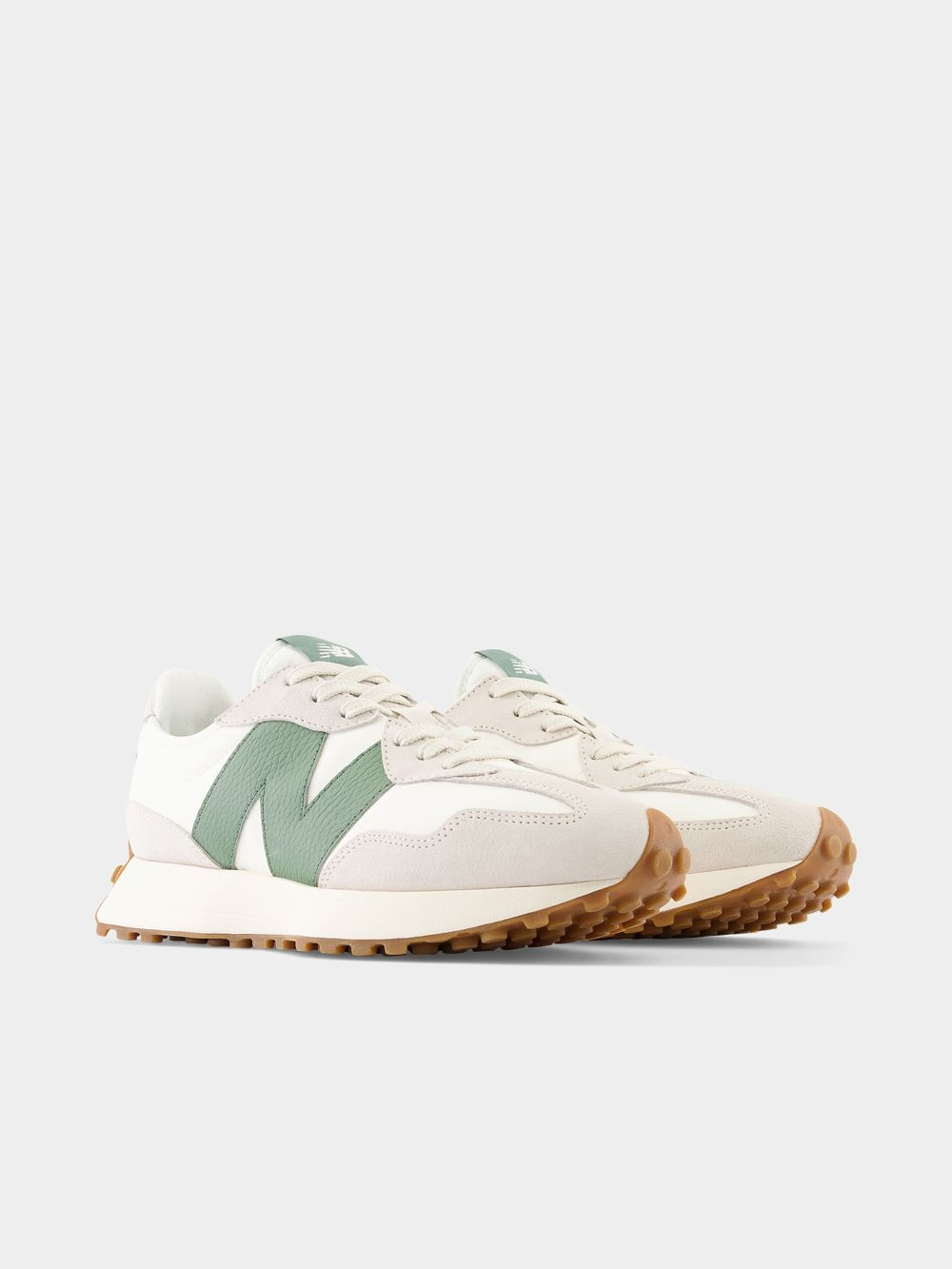 New Balance 327 v1 White/Green Sneaker - Bash.com