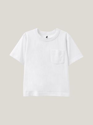 Cotton On Kids Boy White The Essential Short Sleeve T-shirt