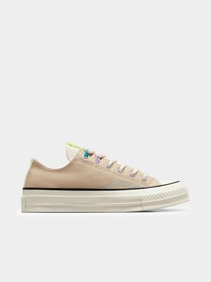 Converse Women's Chuck 70 Low  Biege Sneaker