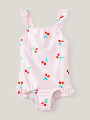 Cotton On Kids Girl Pink Heather One Piece Swimsuit