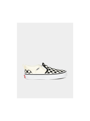 Kids Vans Asher Check Black/White Sneaker