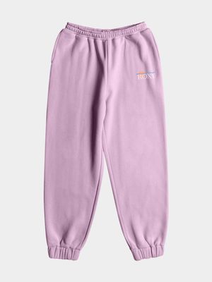 Girl's Roxy Surf Feeling Wide Brushed Trackpants