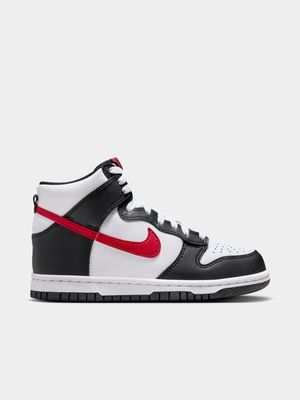 Nike Junior Dunk High Black/Red Sneaker