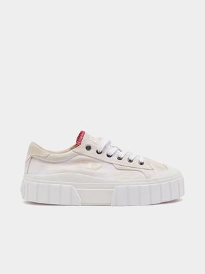 Women's Diesel White Hanami S-Hanami Low Sneakers